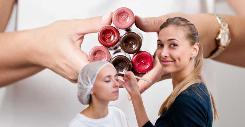Jake barvy na permanentní makeup používáme